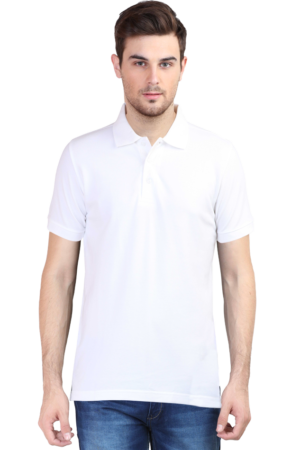 Men Classic Polo Tshirt - White