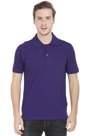 Men Classic Polo Tshirt- Purple