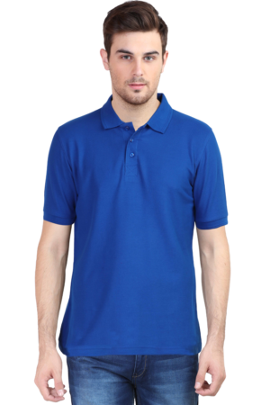 Men Classic Polo Tshirt - Royal Blue