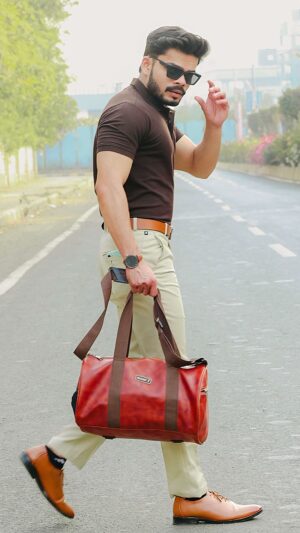 Men Classic Polo Tshirt- Coffee Brown - Image 2